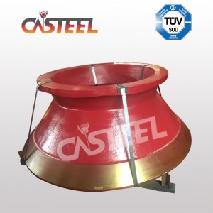 Doublure de cône MP800 premium pour minerai minier