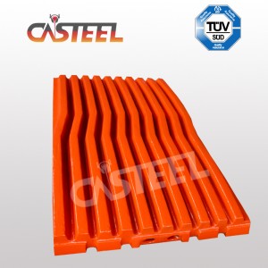 Véritables pièces de rechange pour Sandvik CJ211, CJ411 Plaque de la mâchoire OEM de la fonderie OEM